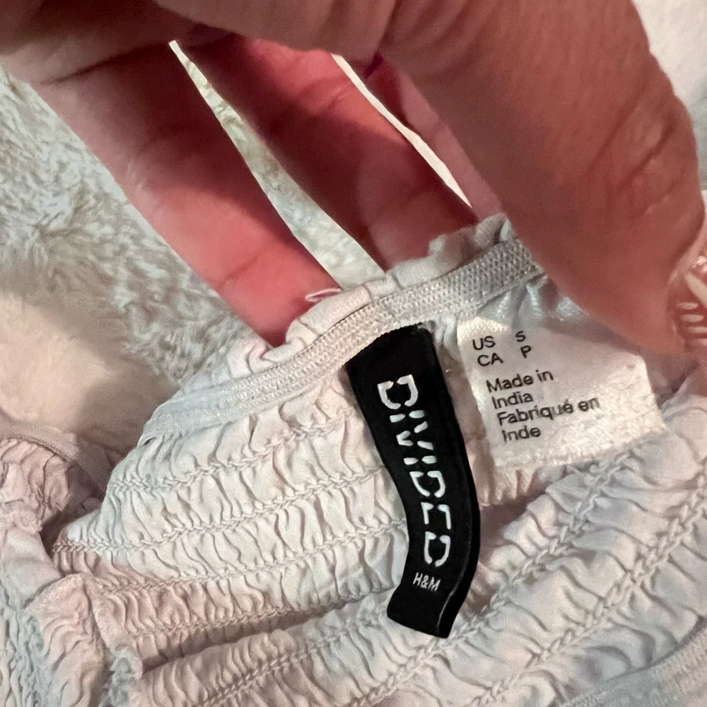 2 PACK white scrunch tops